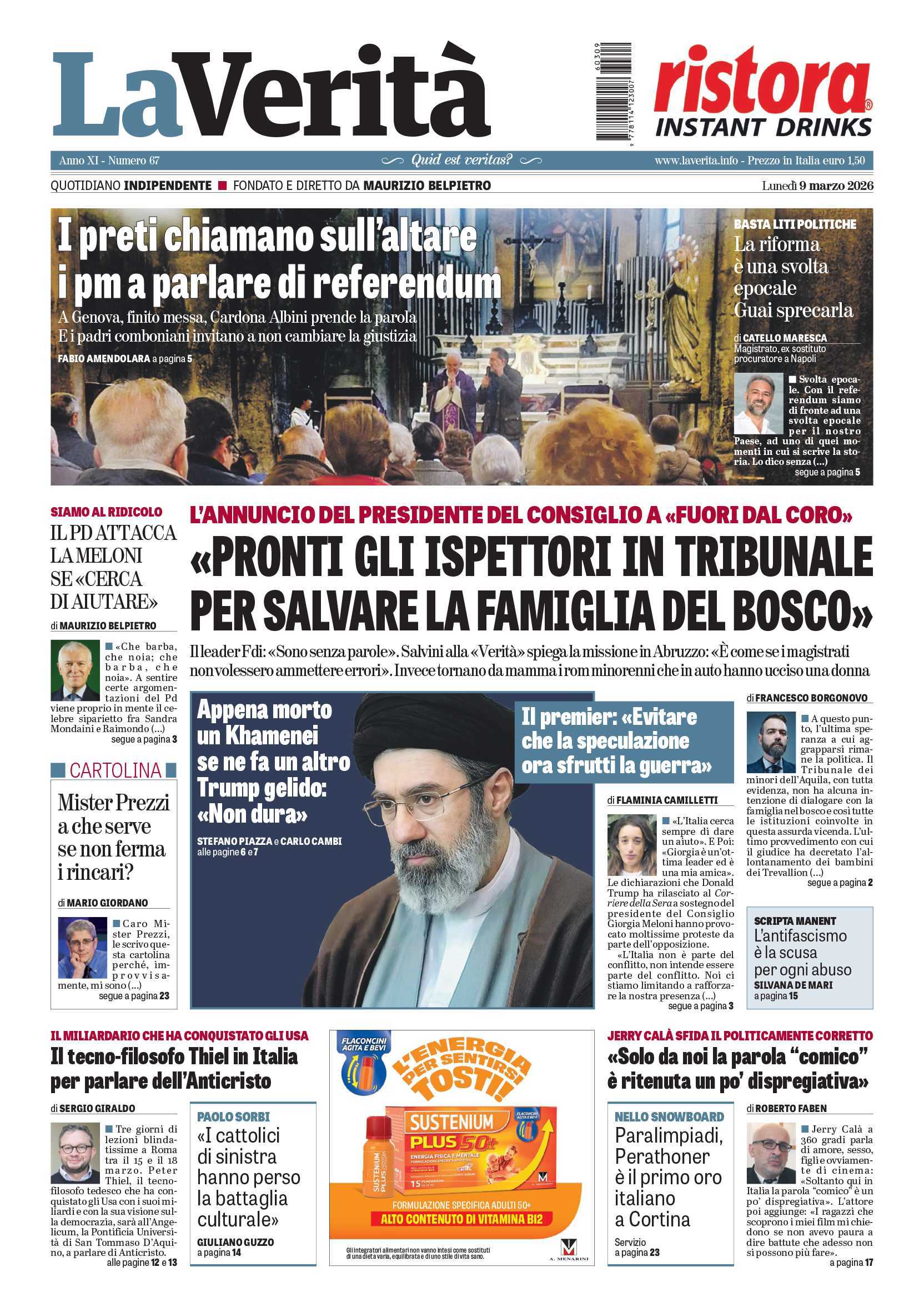 Oggi in edicola