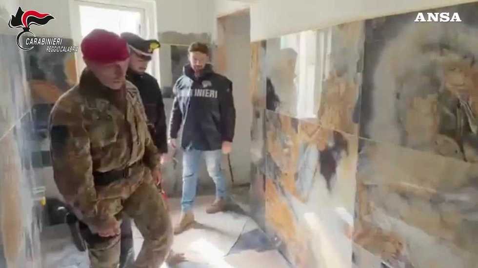 I Carabinieri scoprono un bunker in Aspromonte