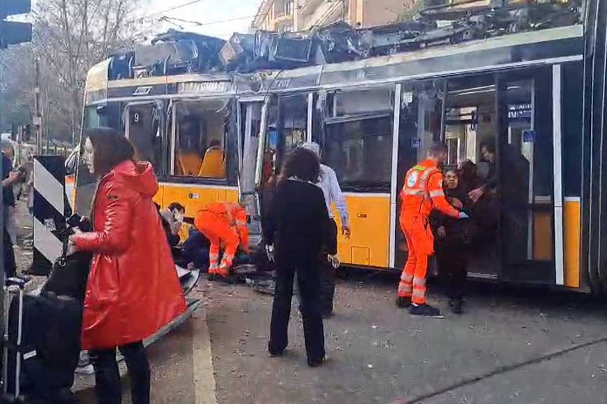 Occhi sul sistema di frenata del tram