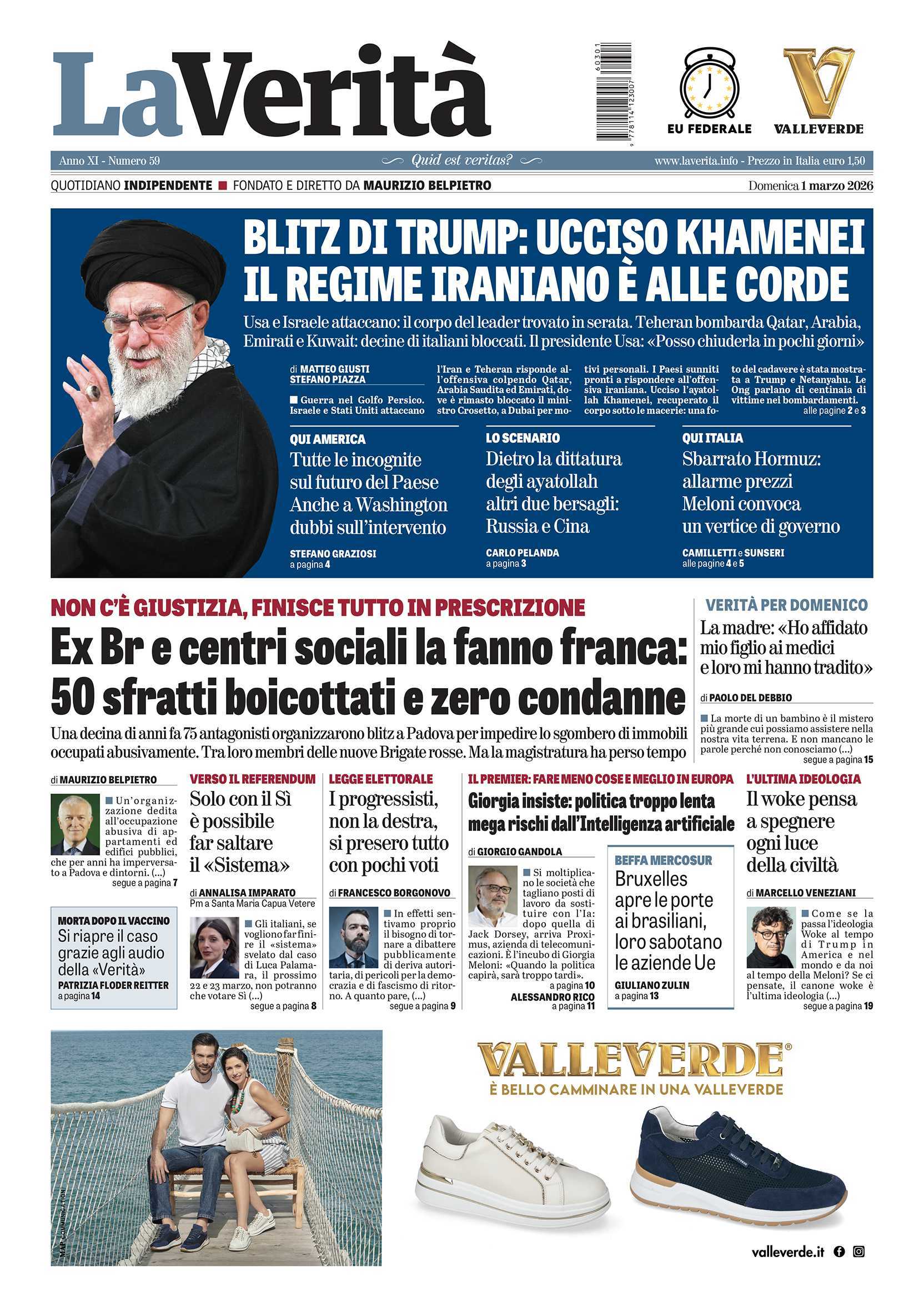 Oggi in edicola