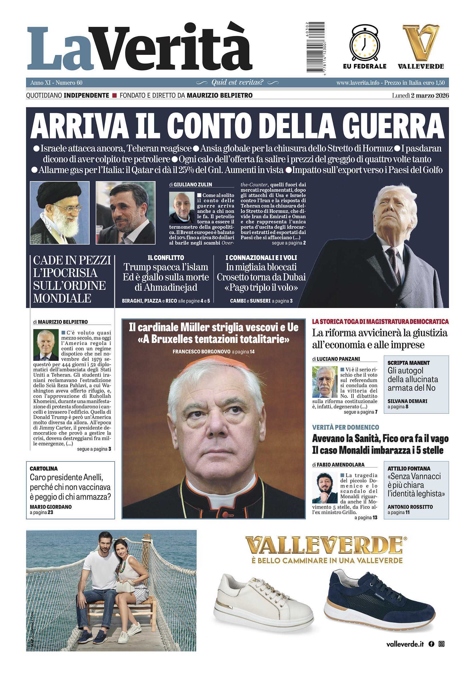 Oggi in edicola
