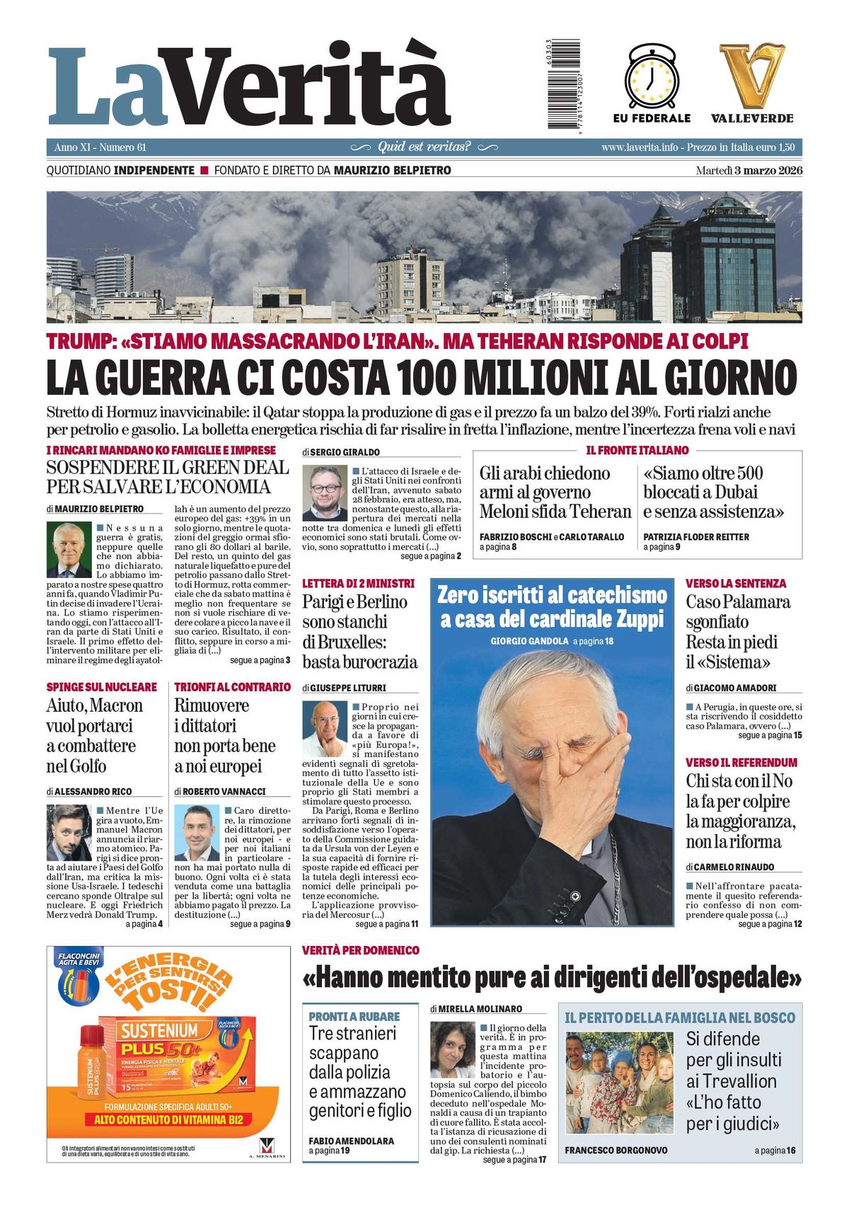 Oggi in edicola