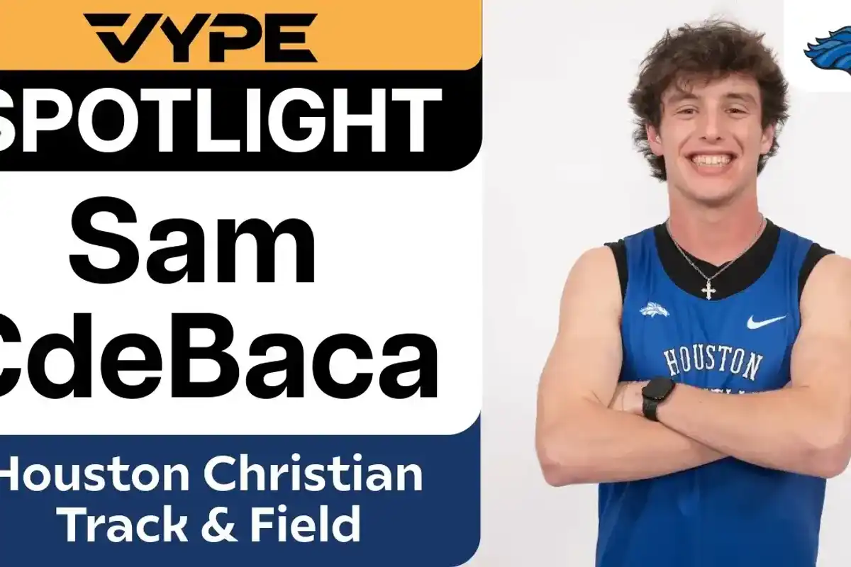 VYPE SPOTLIGHT | Houston Christian Track and Field's Sam CdeBaca