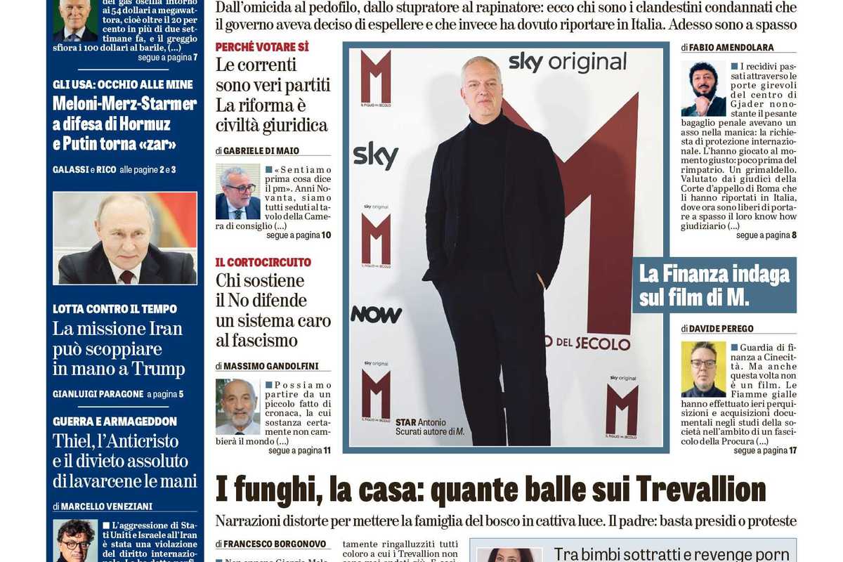 Oggi in edicola