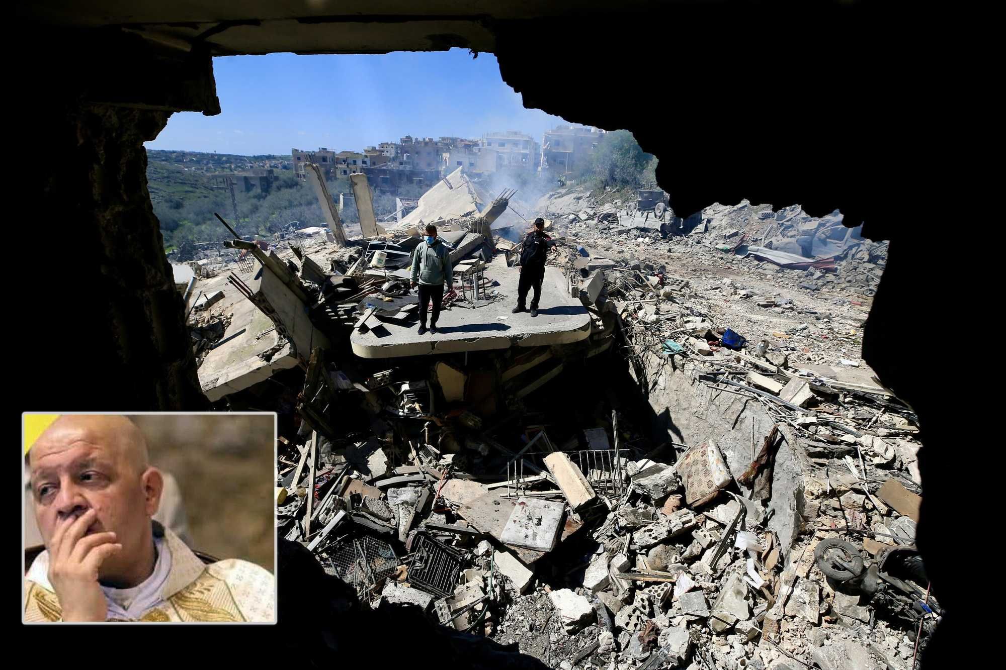 Cristiani libanesi in fuga dai raid Idf