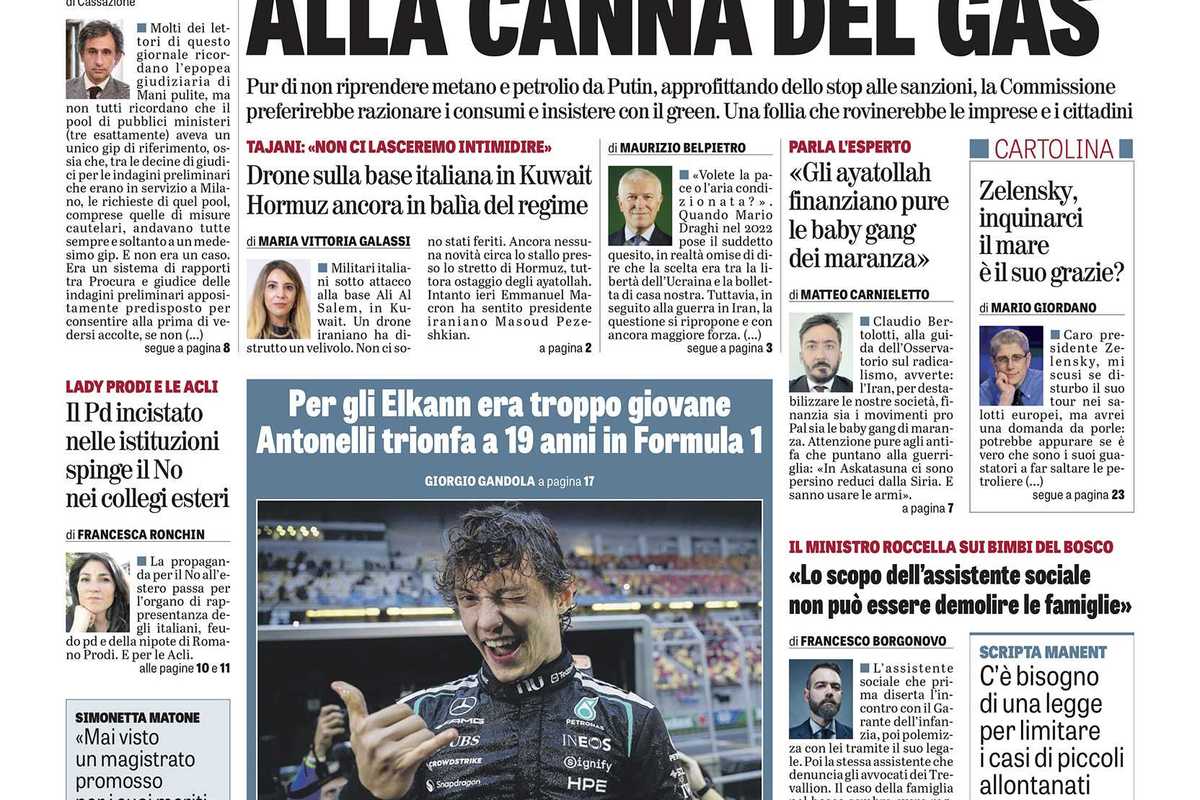 Oggi in edicola