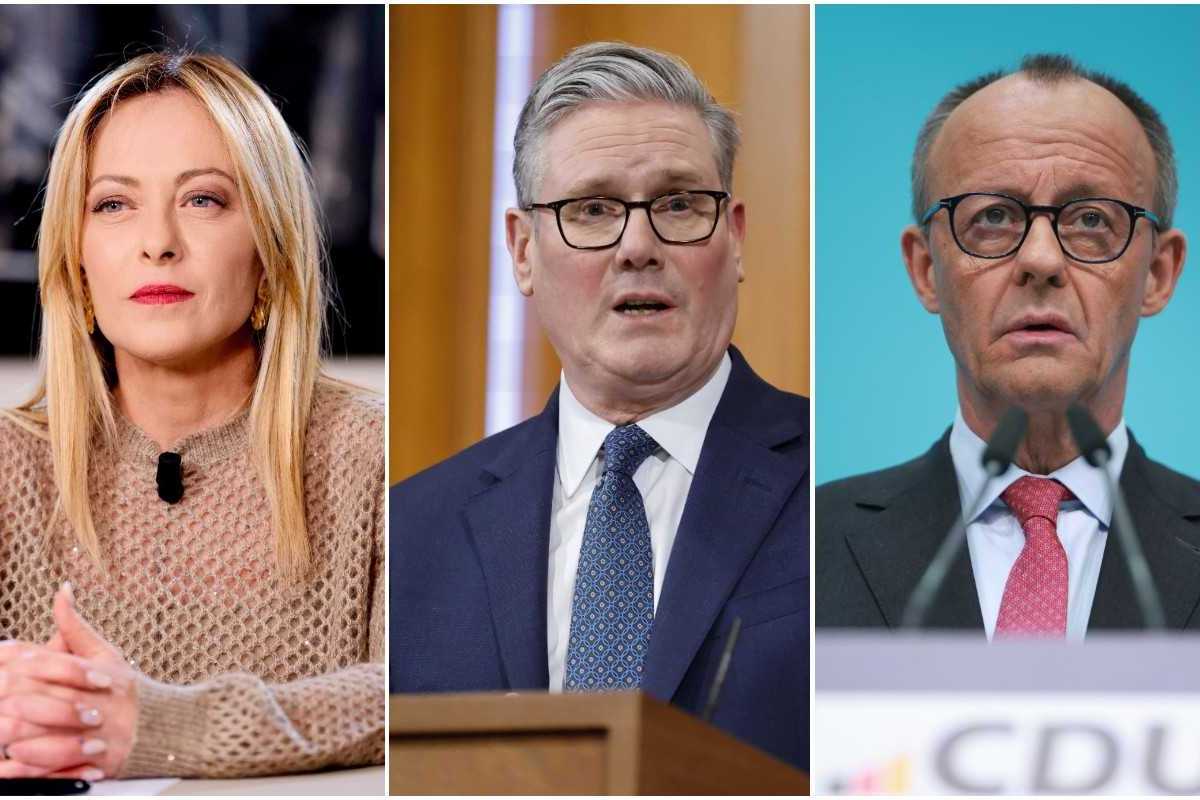 Il patto tra Meloni, Starmer e Merz per proteggere le navi a Hormuz