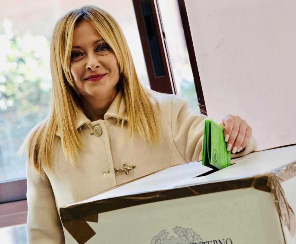 Meloni: «Affluenza? La democrazia è una buona notizia»