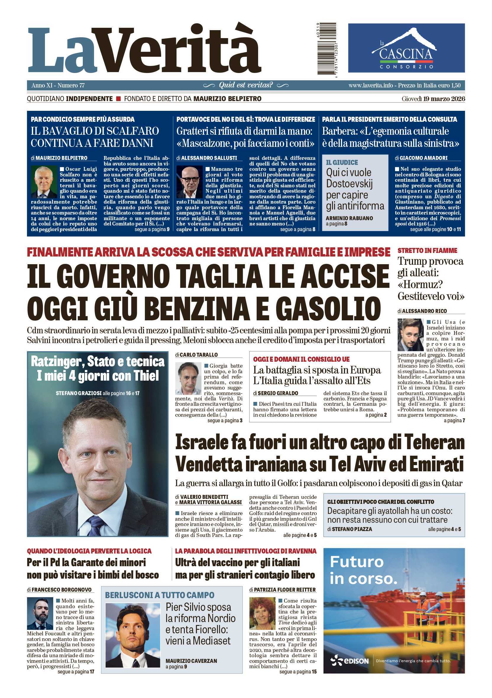 Oggi in edicola