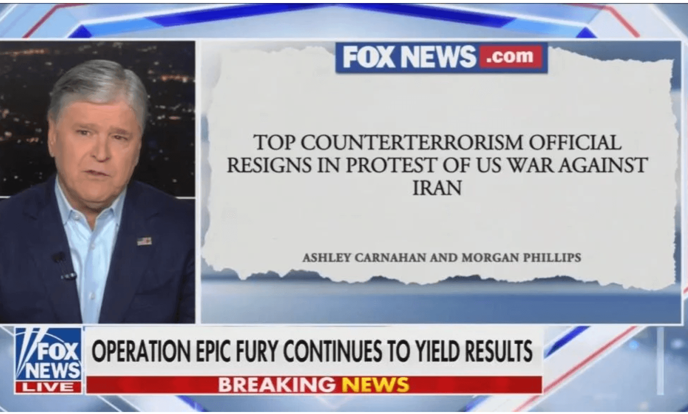 Fox News Drives Trump Bus Over 'Disloyal, Trump-Hating Leaker' Joe Kent