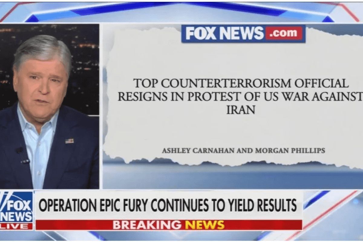 Fox News Drives Trump Bus Over 'Disloyal, Trump-Hating Leaker' Joe Kent