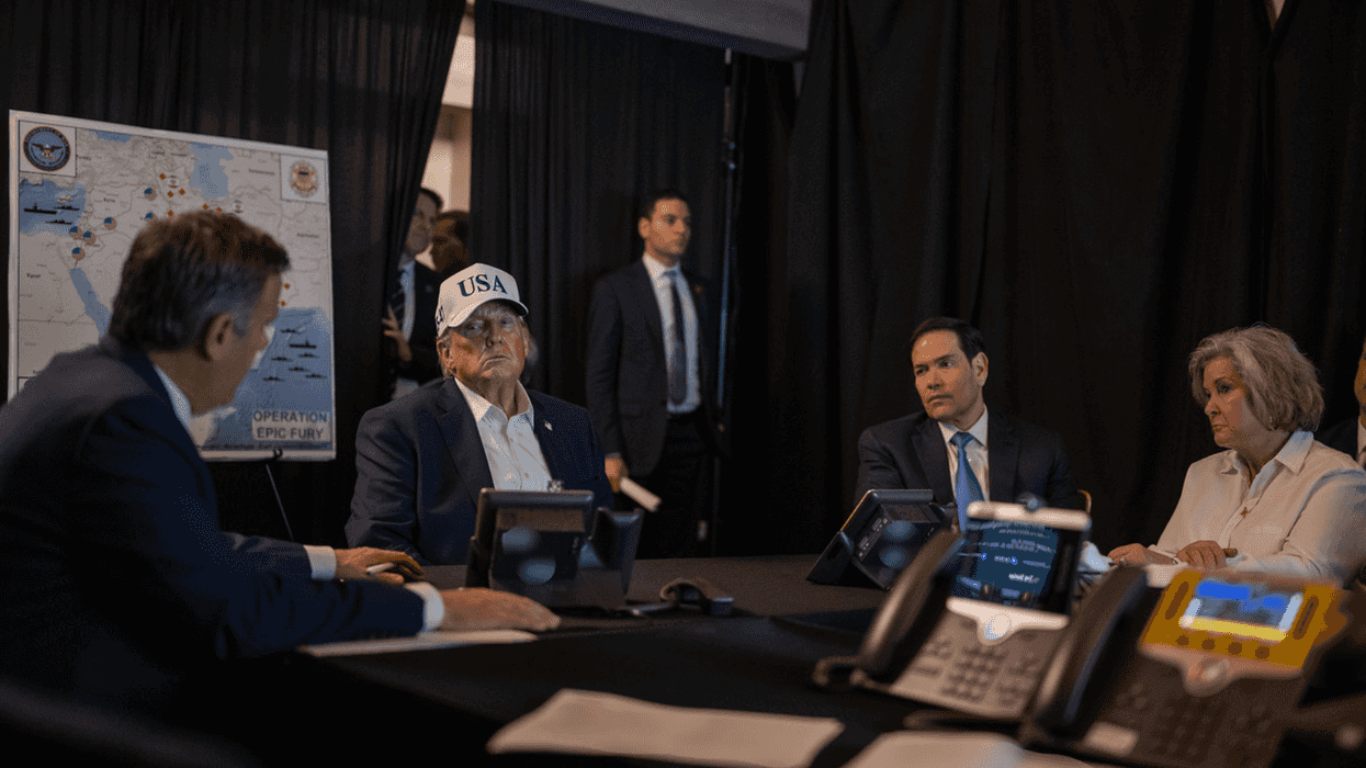 Trump Rubio Wiles at Mar-a-Lago