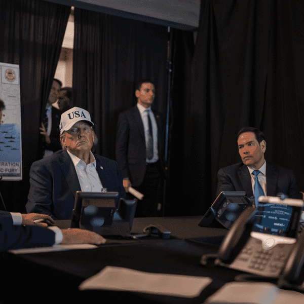 Trump Rubio Wiles at Mar-a-Lago