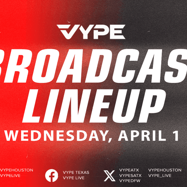 VYPE Live Lineup - Wednesday 4/1/26