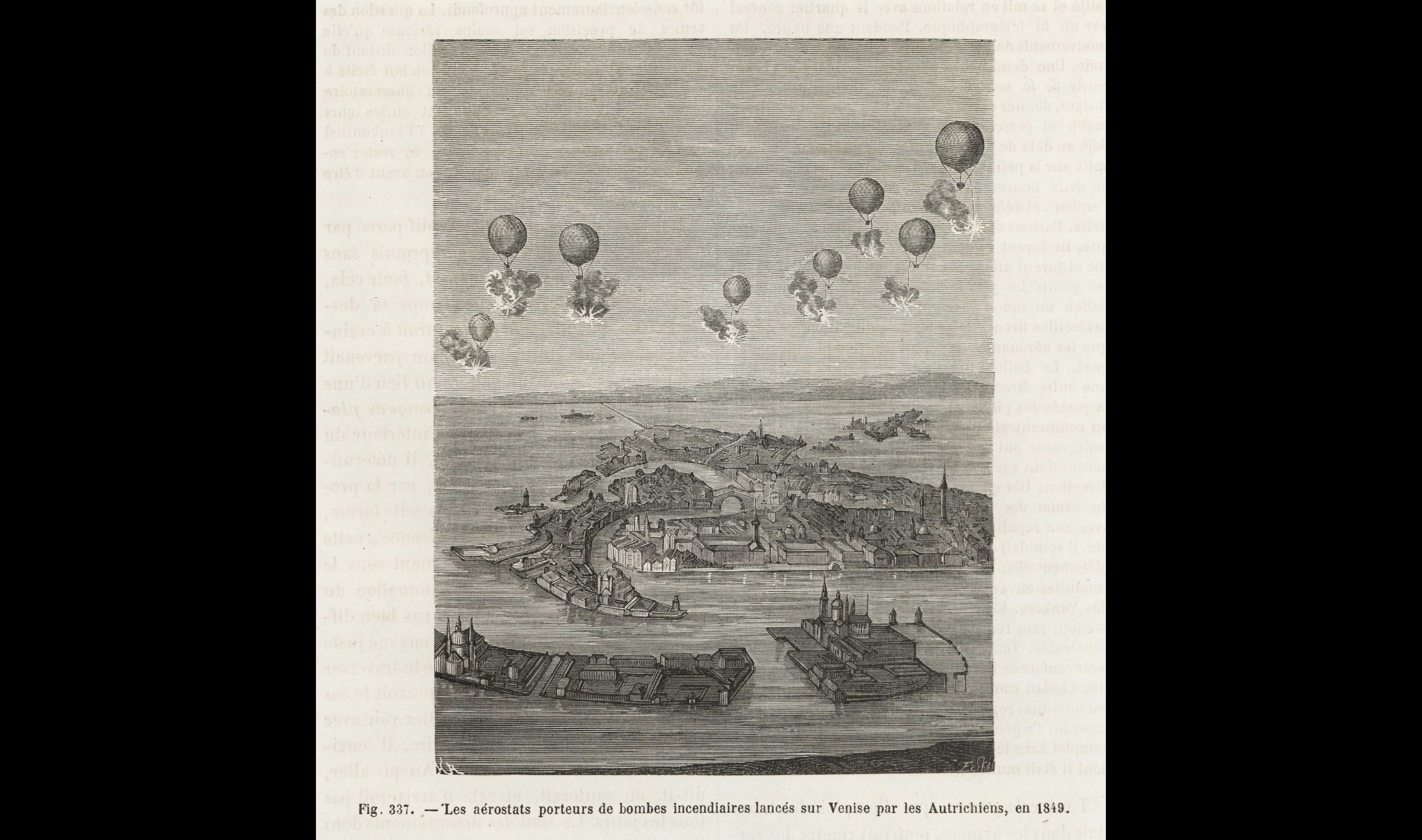 I primi «droni» furono lanciati su Venezia nel 1849