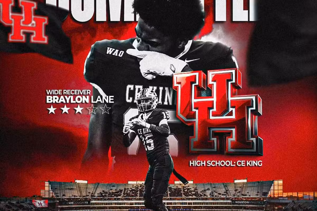 WHO’S HOUSE: CE King wide receiver Braylon Lane staying home to play for Houston