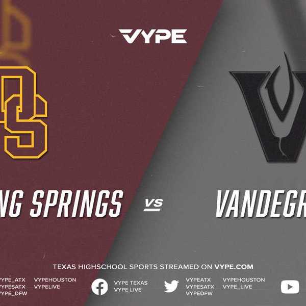 8PM - Boys Lacrosse: Dripping Springs vs. Vandegrift