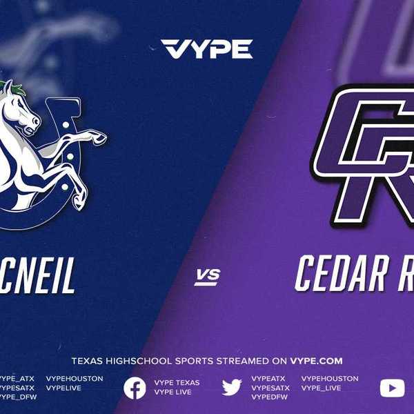 1PM - Baseball: McNeil vs. Cedar Ridge