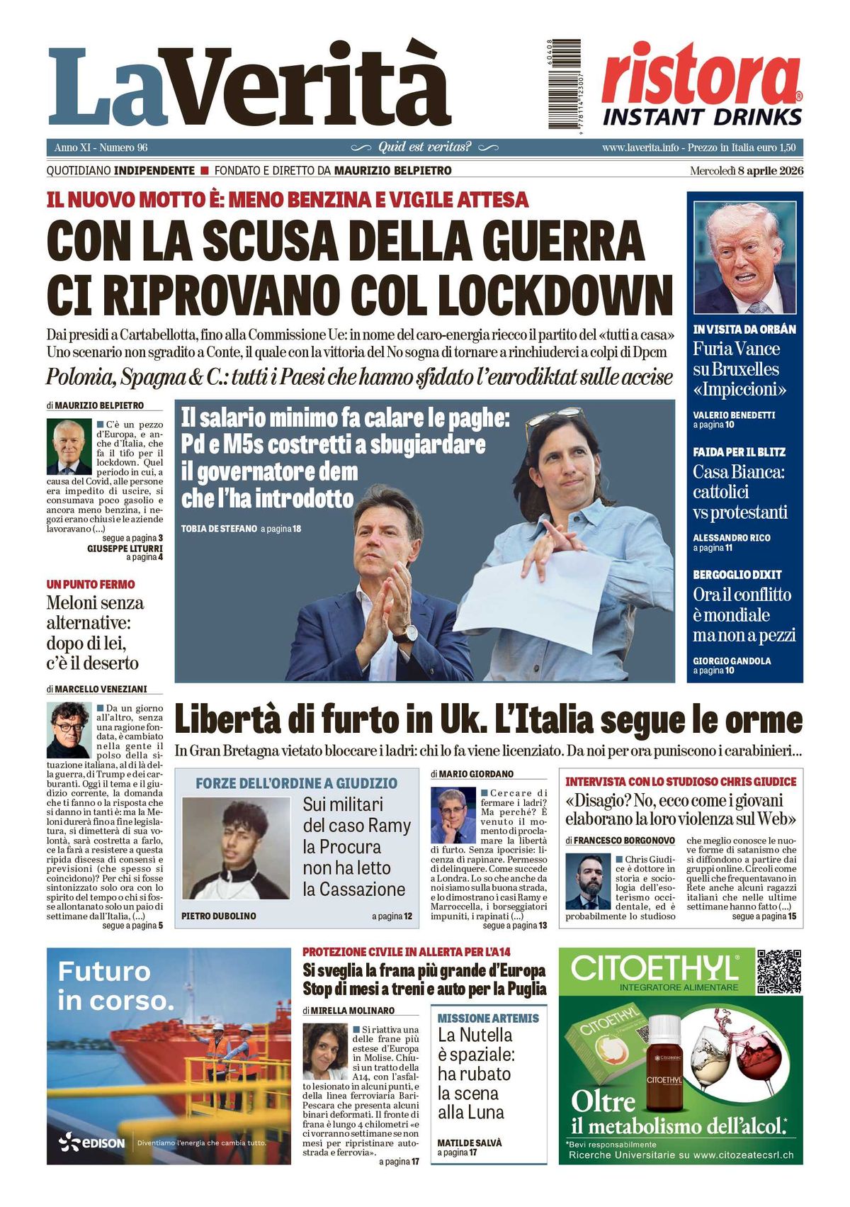 Oggi in edicola