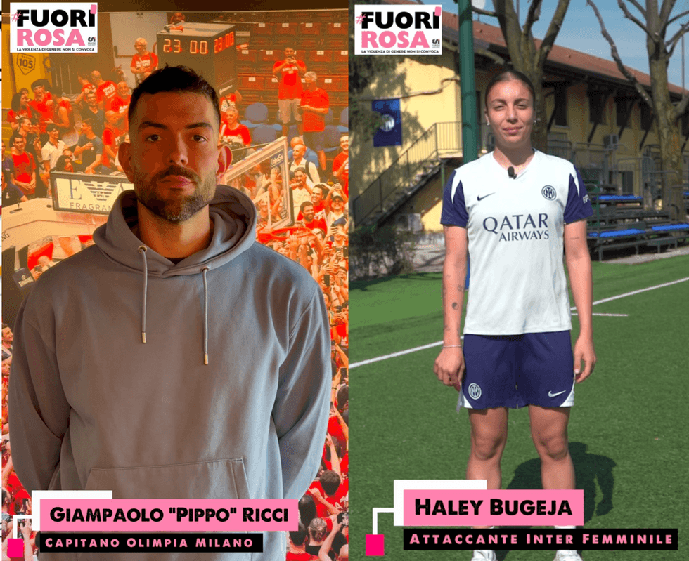 Sport in campo contro la violenza: la campagna «Fuori Rosa»