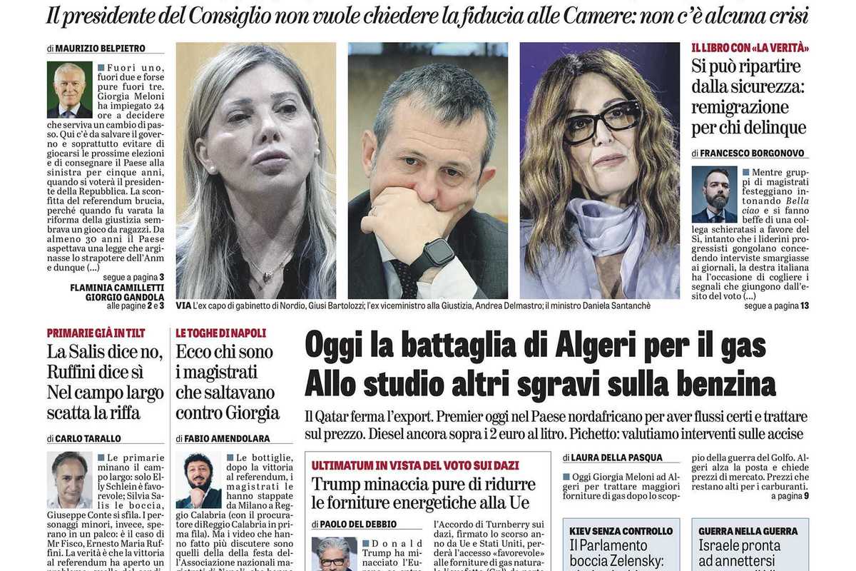 Oggi in edicola