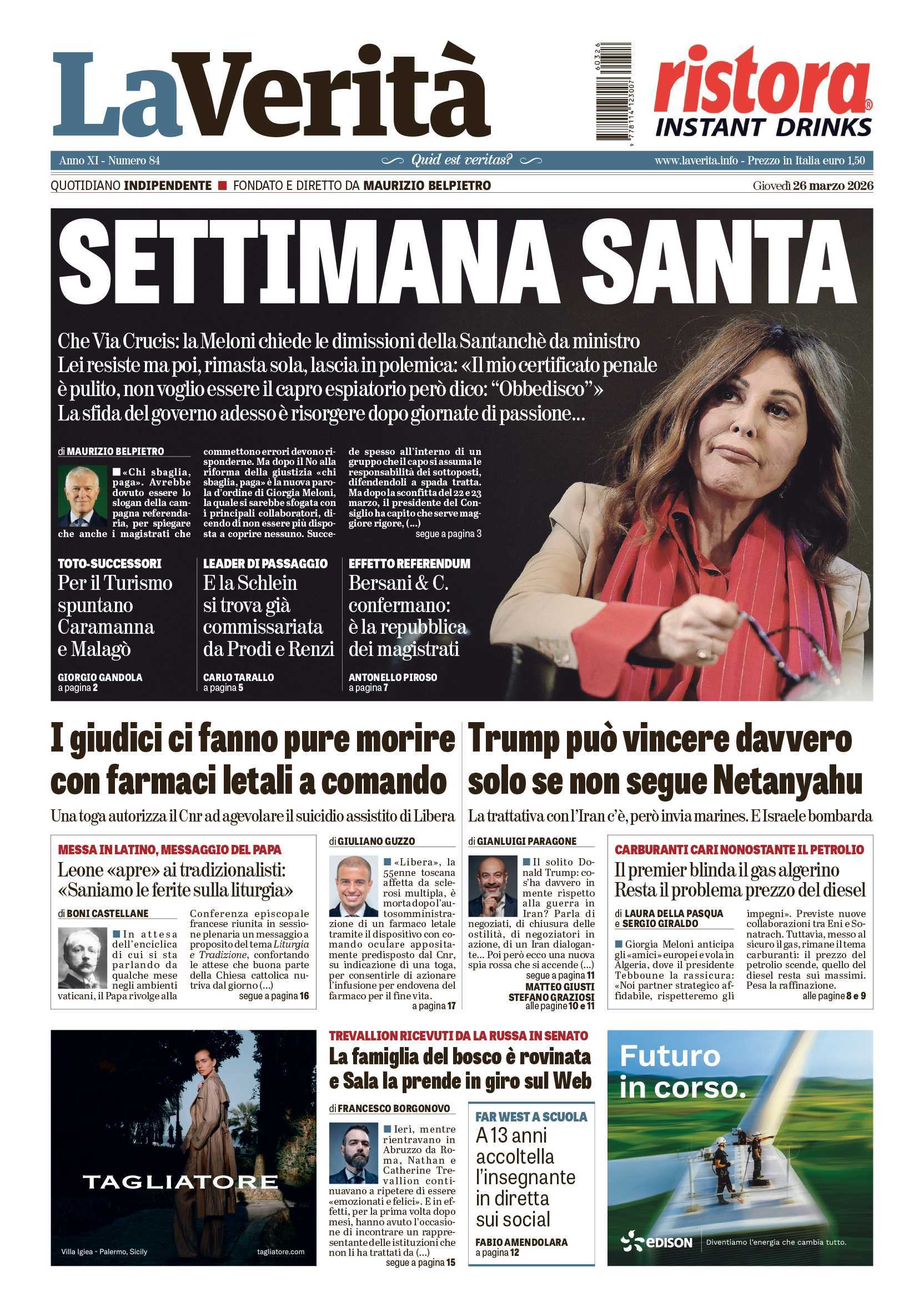 Oggi in edicola