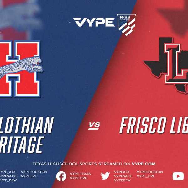 7:30PM | NFHS - 5A D2 Boys Soccer Reg. II Semifinal: Midlothian Heritage vs. Frisco Liberty
