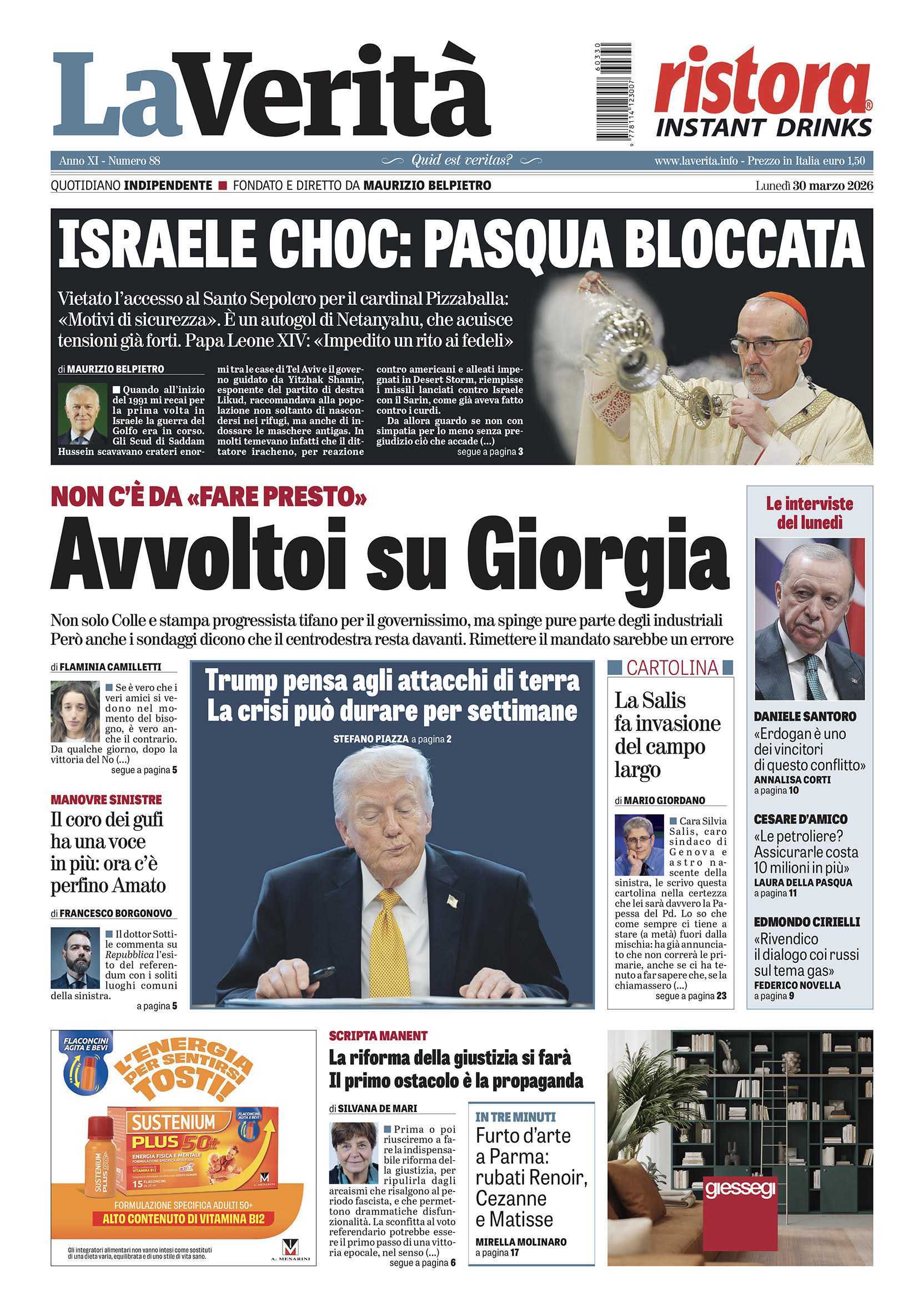 Oggi in edicola