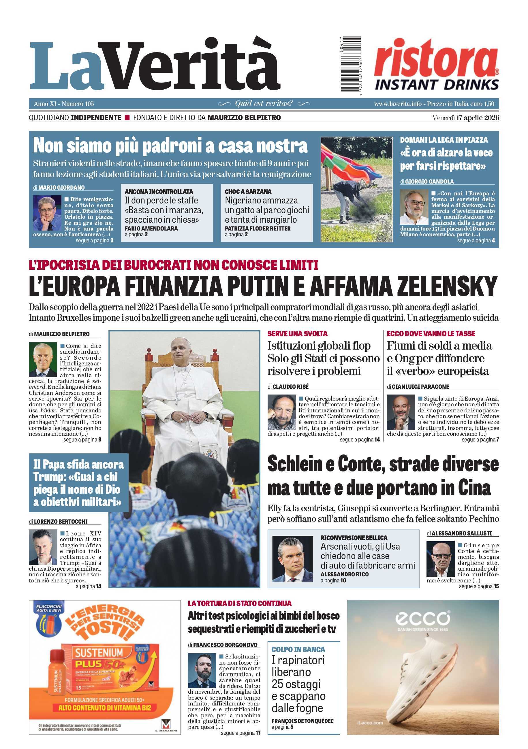 Oggi in edicola