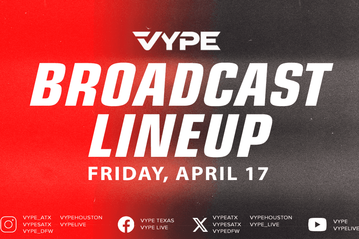 VYPE Live Lineup - Friday 4/17/26