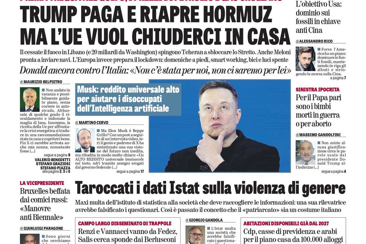 Oggi in edicola