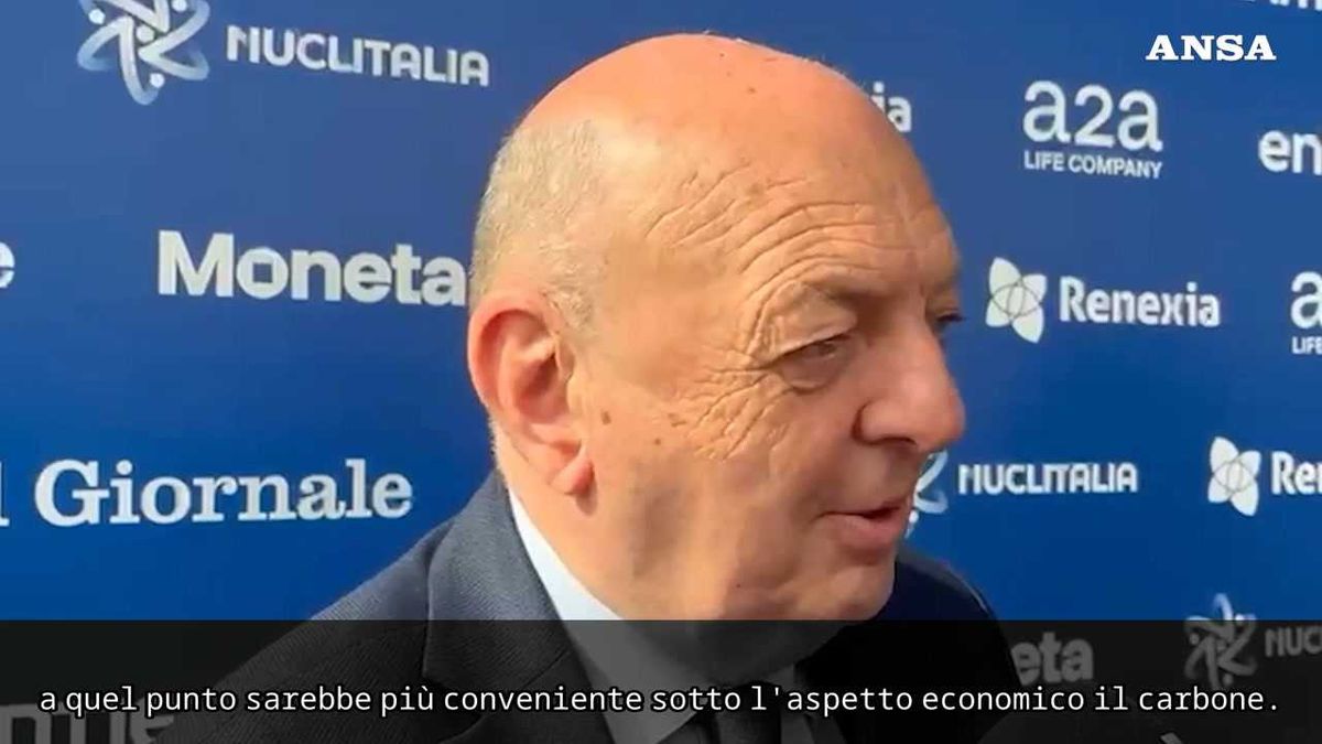 Pichetto Fratin: «Gas a 70 euro soglia per riattivare il carbone»