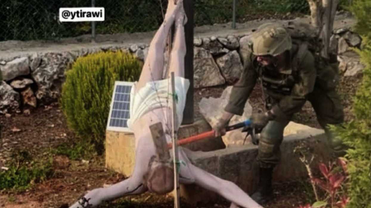 Israele profana la statua di Gesù e straccia la tregua con il Libano