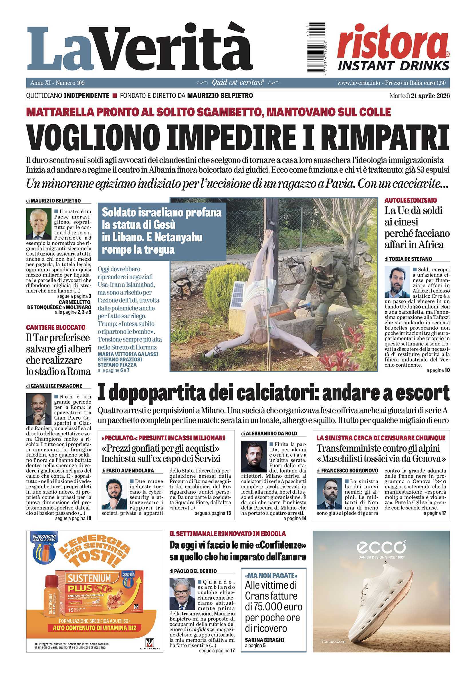 Oggi in edicola