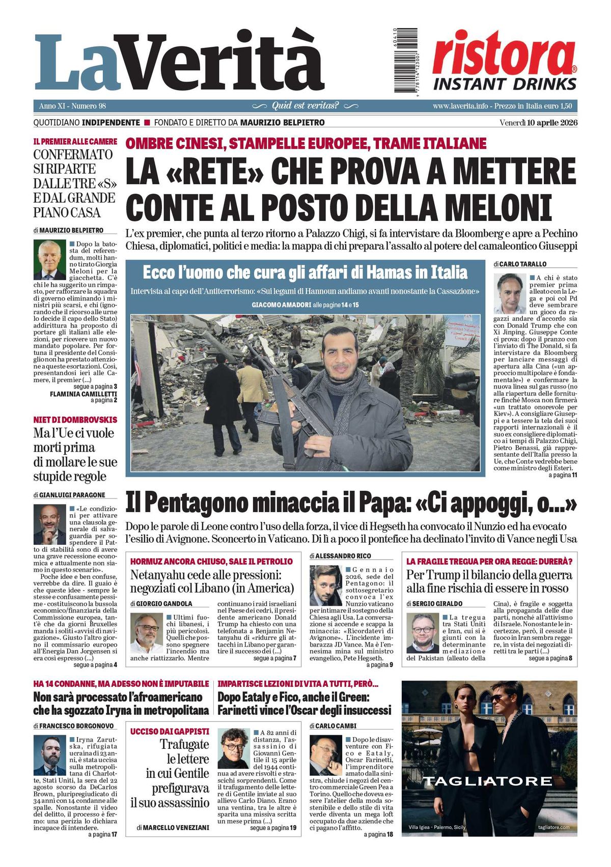 Oggi in edicola