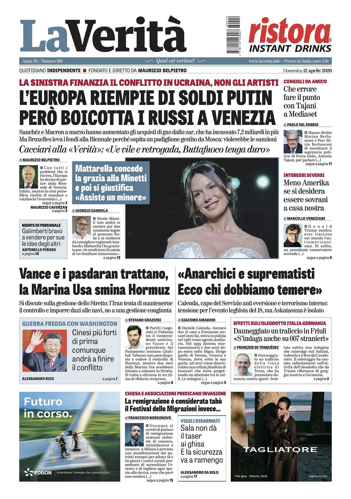 Oggi in edicola