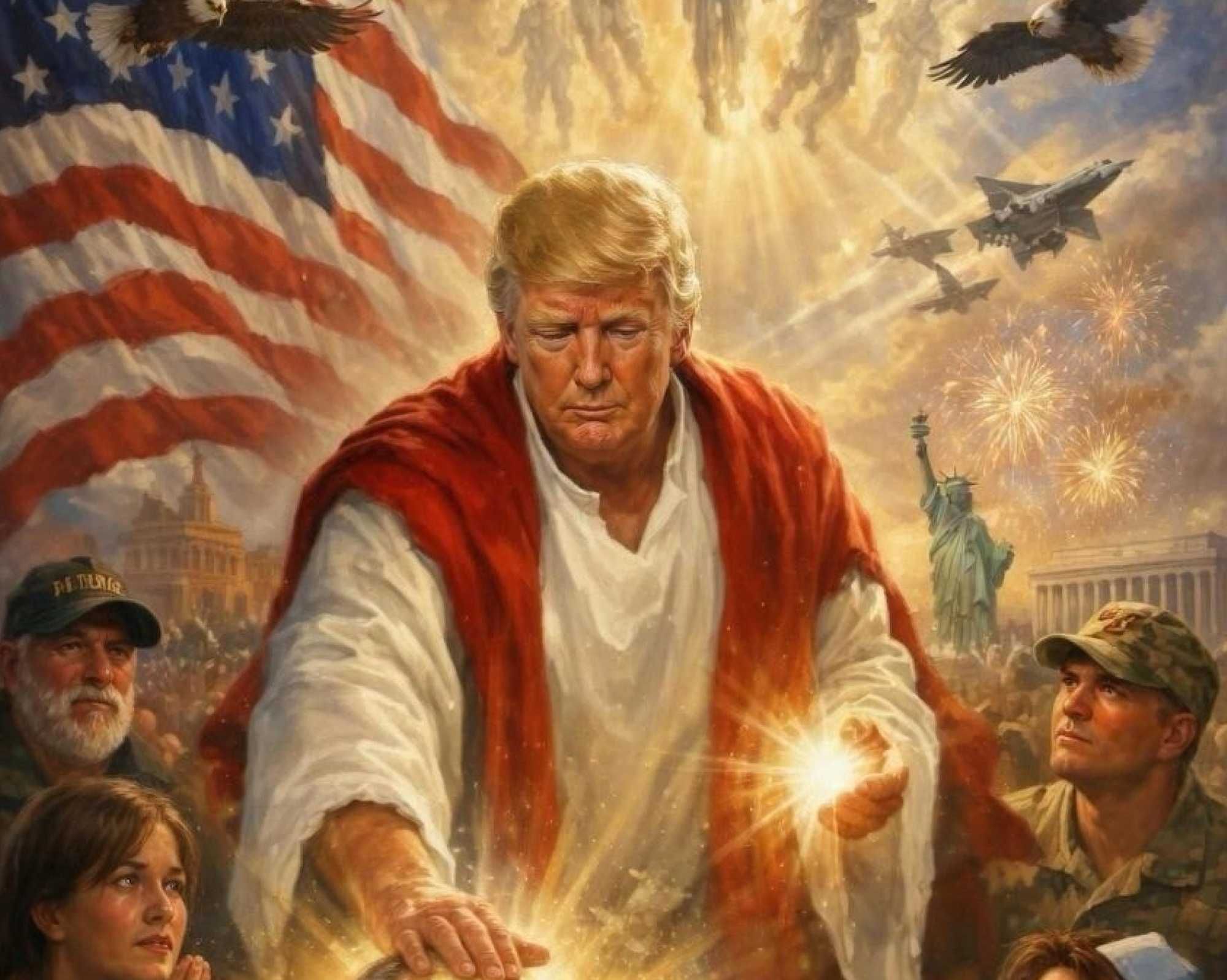 Trump si crede Gesù Cristo