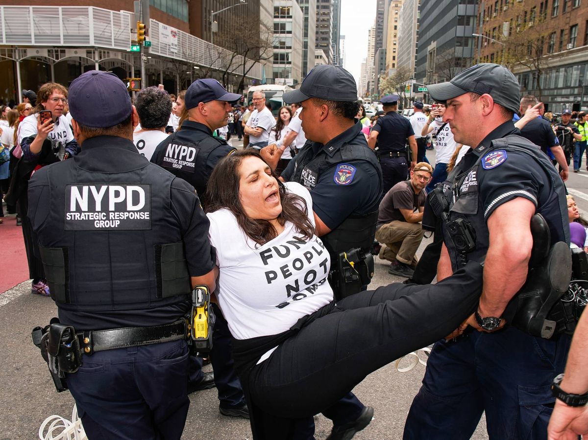 'Talk Is Cheap': 100 Arrested at Sit-In Demanding Schumer ...