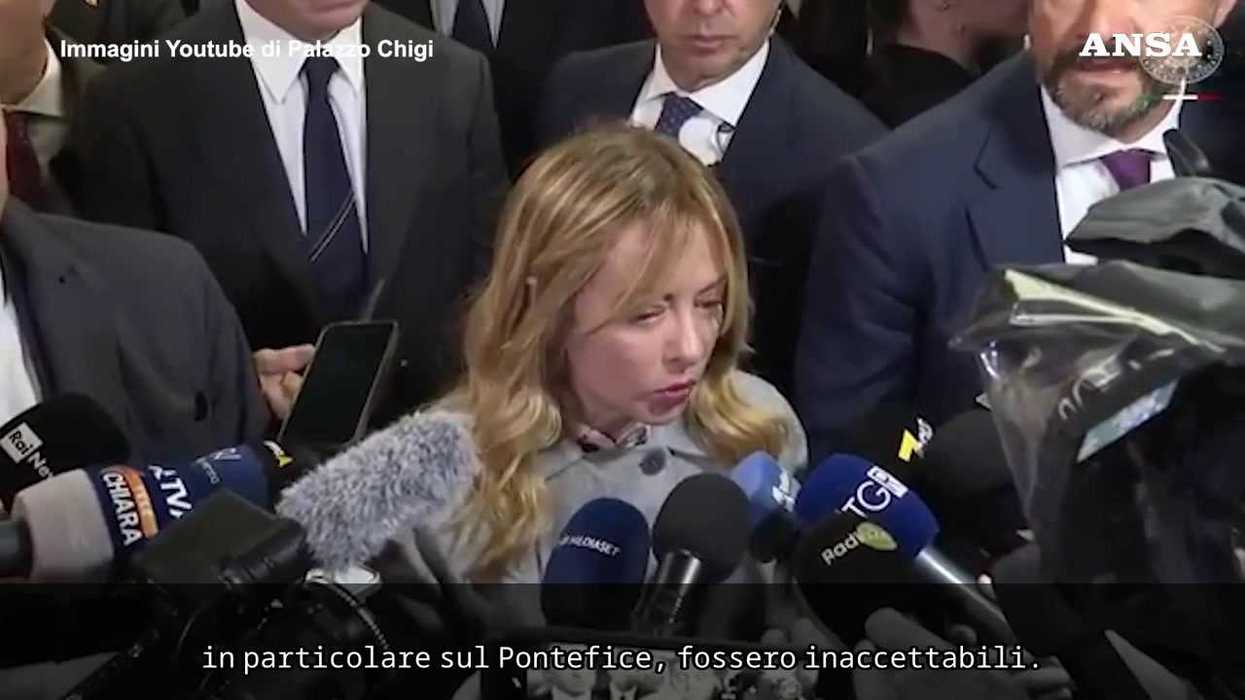 Meloni: «Non a mio agio se i leader religiosi fanno quello che dicono i politici»