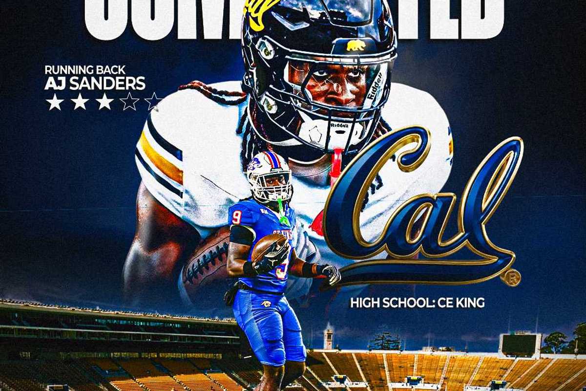 GO BEARS: CE King's AJ Sanders locked in with Cal