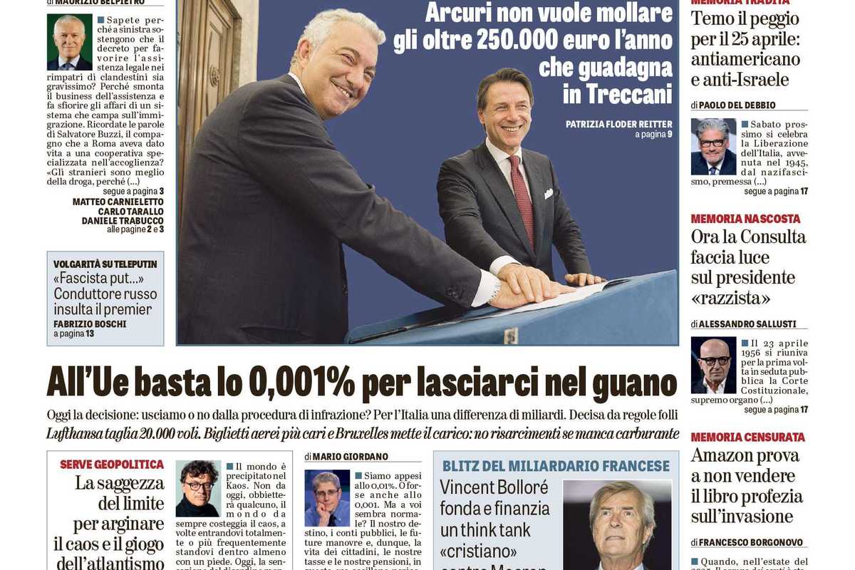 Oggi in edicola