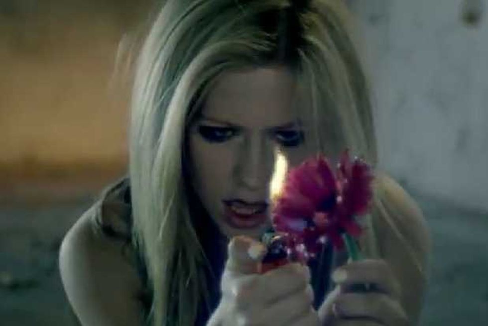 Avril Lavigne Is Not Happy, According To "Wish You Were Here"'s Video