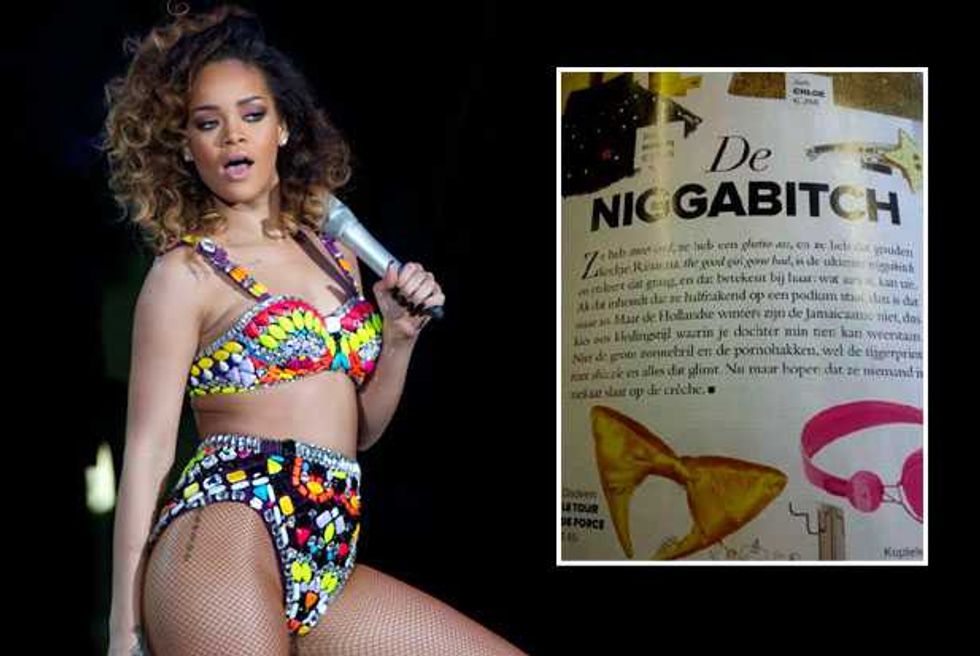 Dutch Mag Calls Rihanna a Totally Crazy Racial Slur