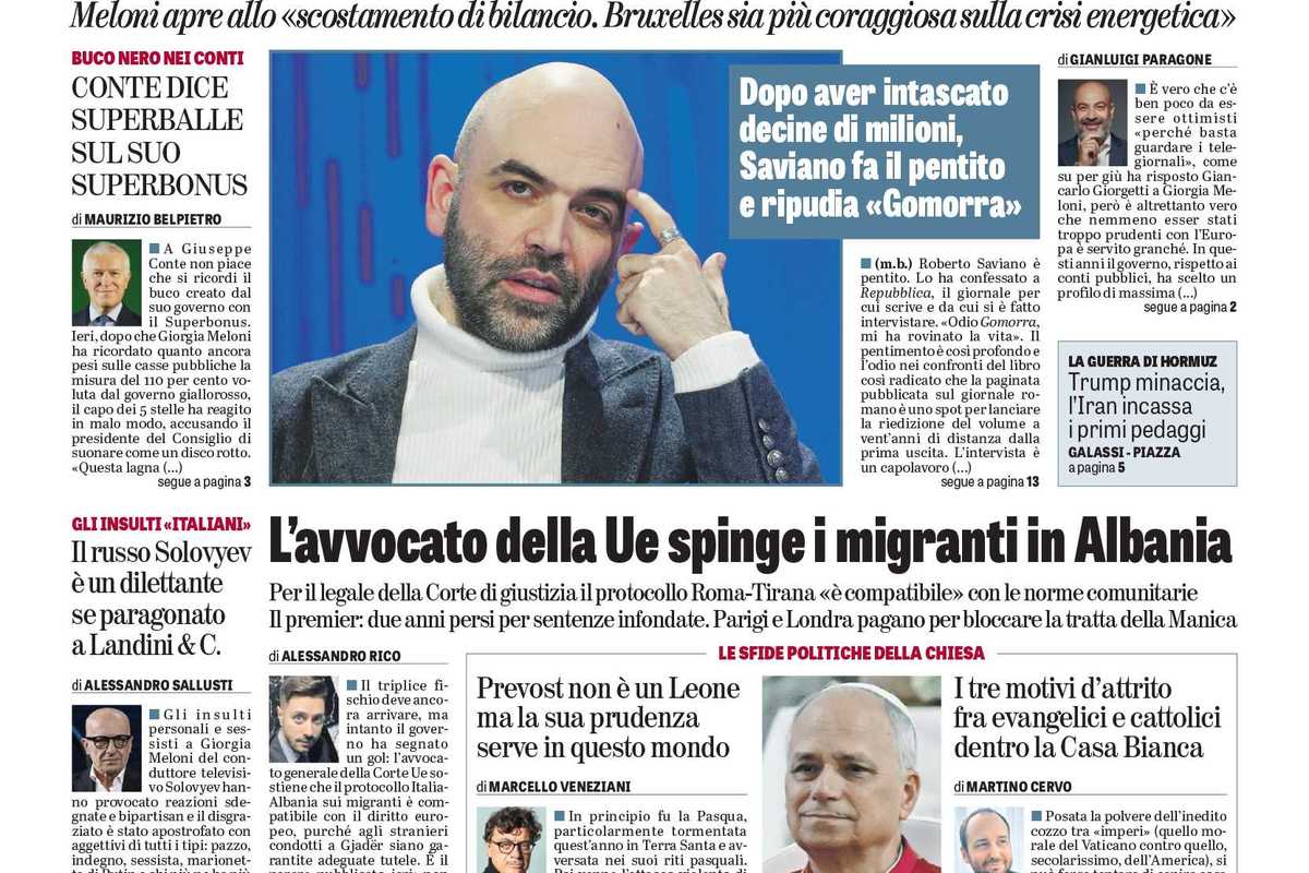Oggi in edicola