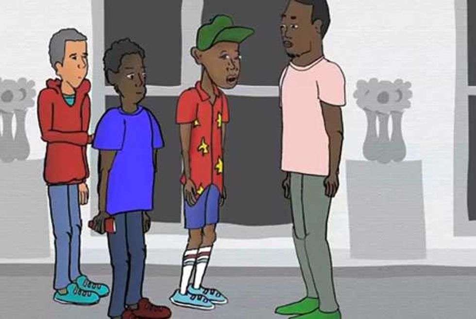 Relive Tyler, the Creator's Wildest Party Moment in Cartoon Form