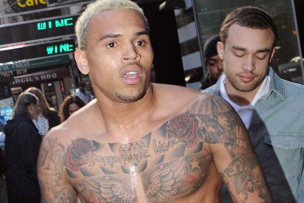 Chris Brown Flips Out At "Good Morning America"