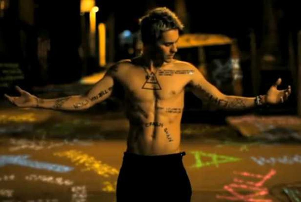 Jared Leto, shirtless