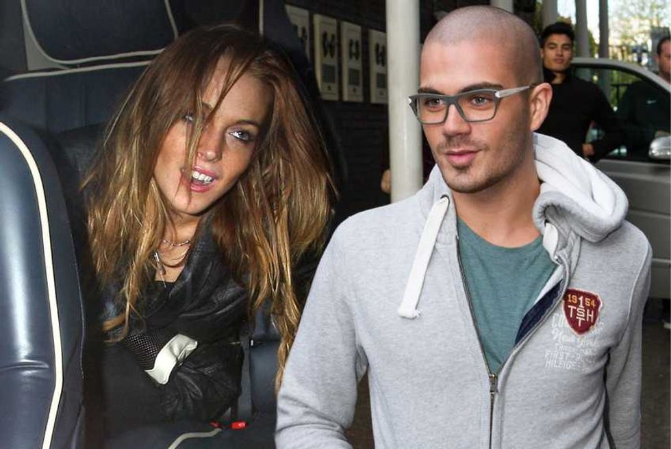 Lindsay Lohan's Drunken Fight Was Over Max George from The Wanted