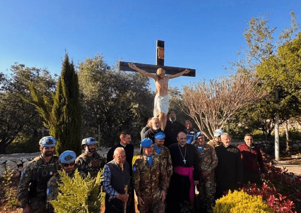 I nostri «riportano» Cristo in Libano