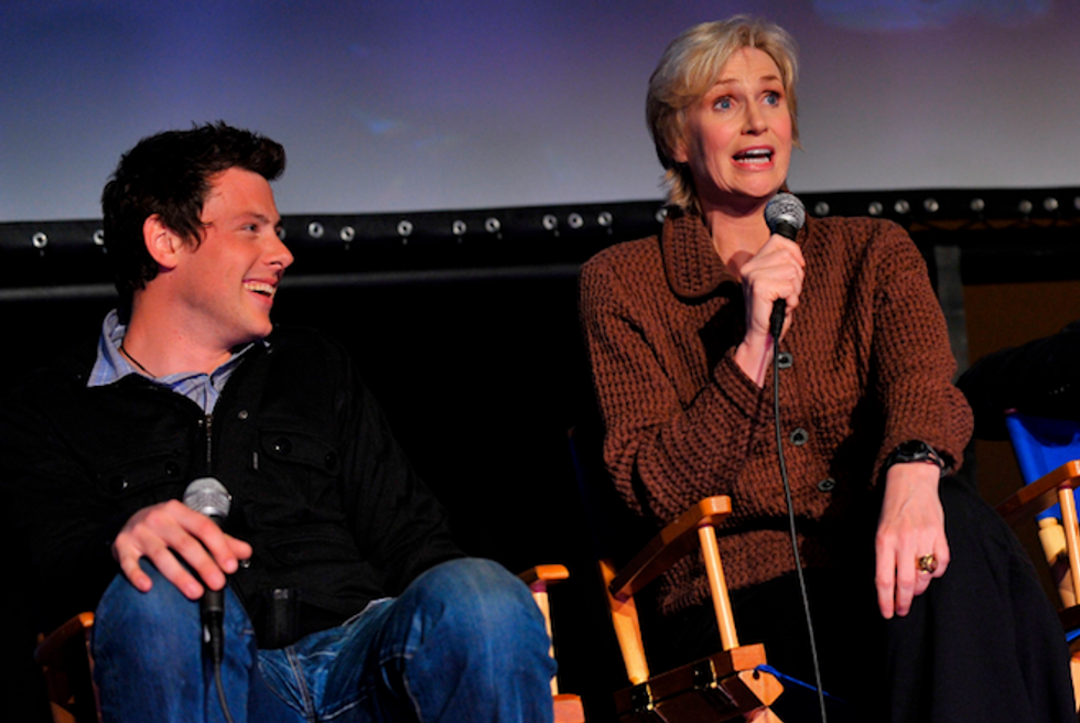 Glee's Jane Lynch Remembers Cory Monteith as a "Real Bright Light"